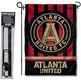 Atlanta United FC Stripes Garden Flag with Stand Pole Holder