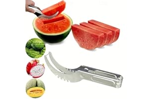 Stainless steel watermelon scissors, quick fruit scissors, multi-functional kitchen gadget, suitable for cantaloupe, honeydew