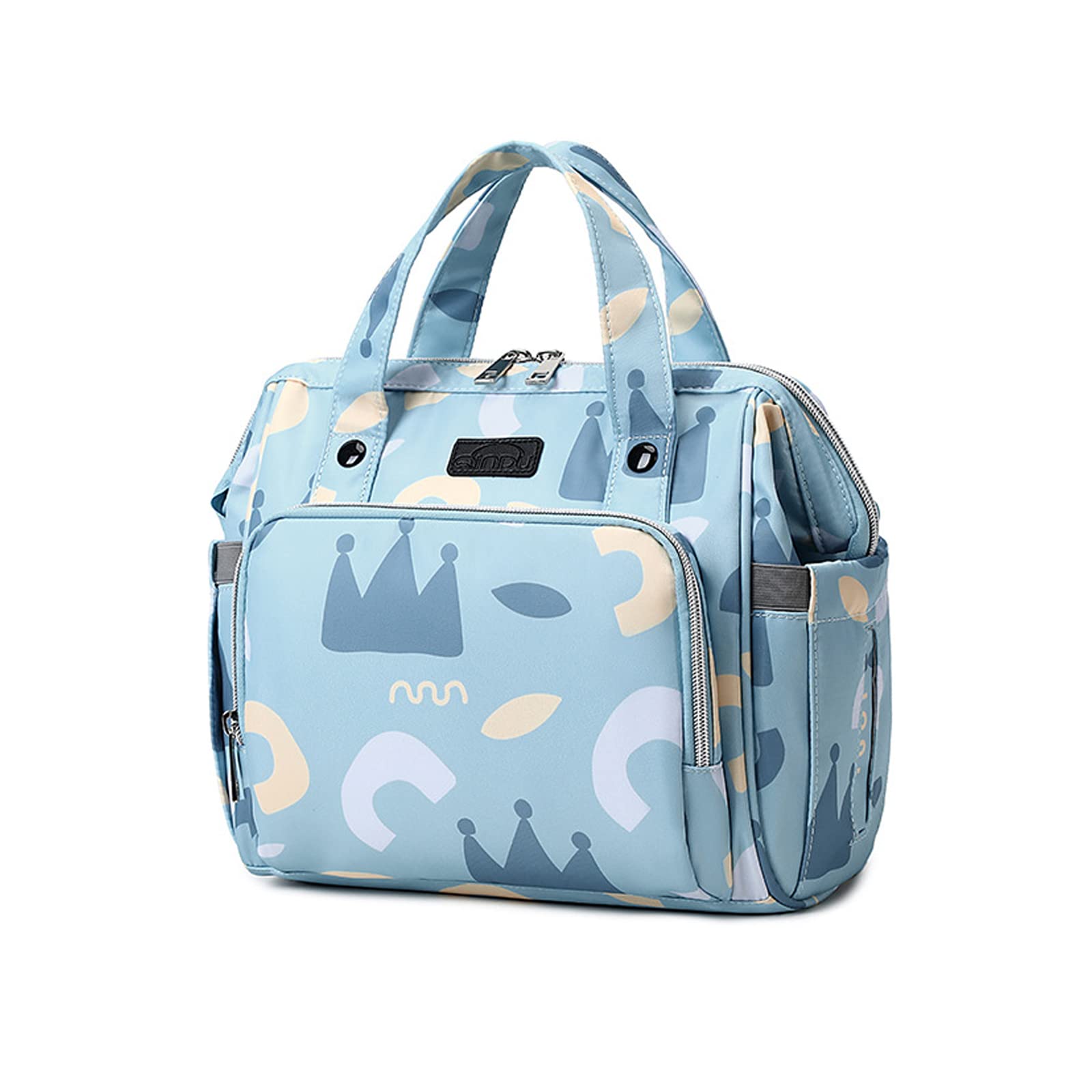 SONARIN Multifunctional Baby Changing Tote Bag Backpack,Stylish Lightweight Waterproof Diaper Bag Nappy Changing Bag Shoulder Bag Portable Travel Mummy Bag for Mom & Dad(Blue)