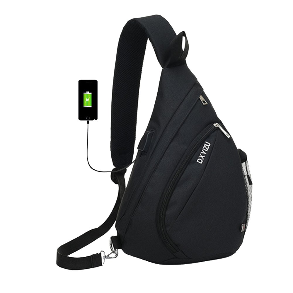 Pecho Mochila SINOKAL Bolso Pecho Casual bandolera hombro triángulo paquetes Daypacks para
