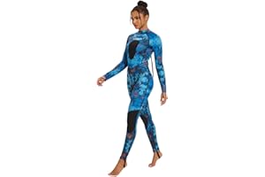 Seaskin Spearfishing Wetsuit for Womens, 1.5mm 3mm Neoprene Full Body Diving Suits