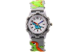 ele ELEOPTION Kids Watch for Girls Boys Analog Watch, Waterproof Toddlers Digital Watch 3D Cute Cartoon Silicone Strap Watches for Kids Birthday Gift