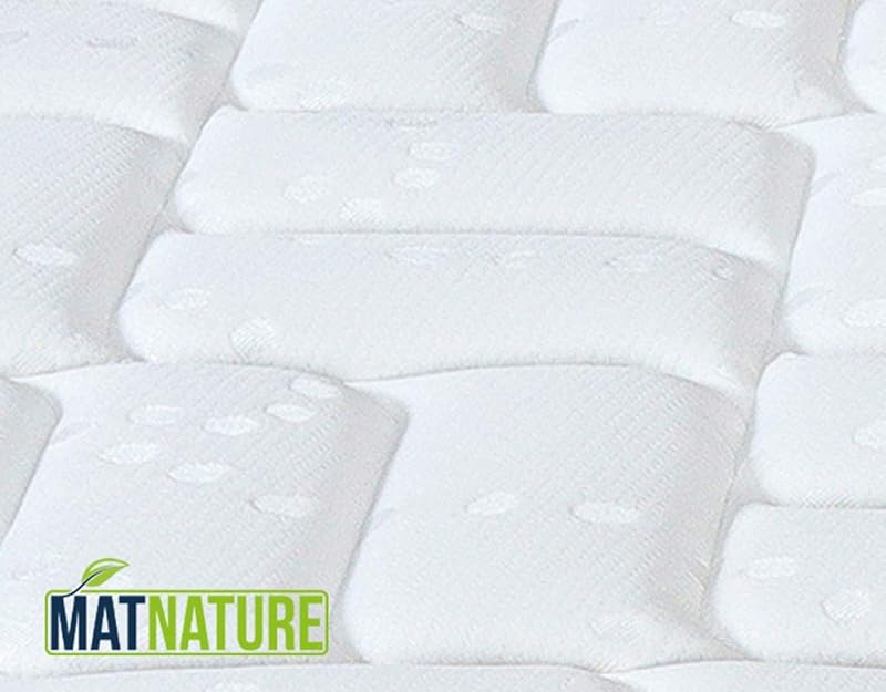 | MatFoam | Colchón Viscosoft Reversible | Firme e Indeformable | Altura 21 cm | Muy Transpirable Antibacterial | Óptima Termoregulación | Tejido Antideslizante (135 x 190 cm) — foto 5 de 7
