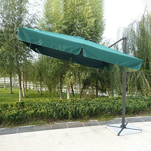Garden Parasol Umbrella 8 Ribs Outdoor Parasol Sun Shade Cantilever Banana Hanging Umbrella Patio Garden 3m*3m