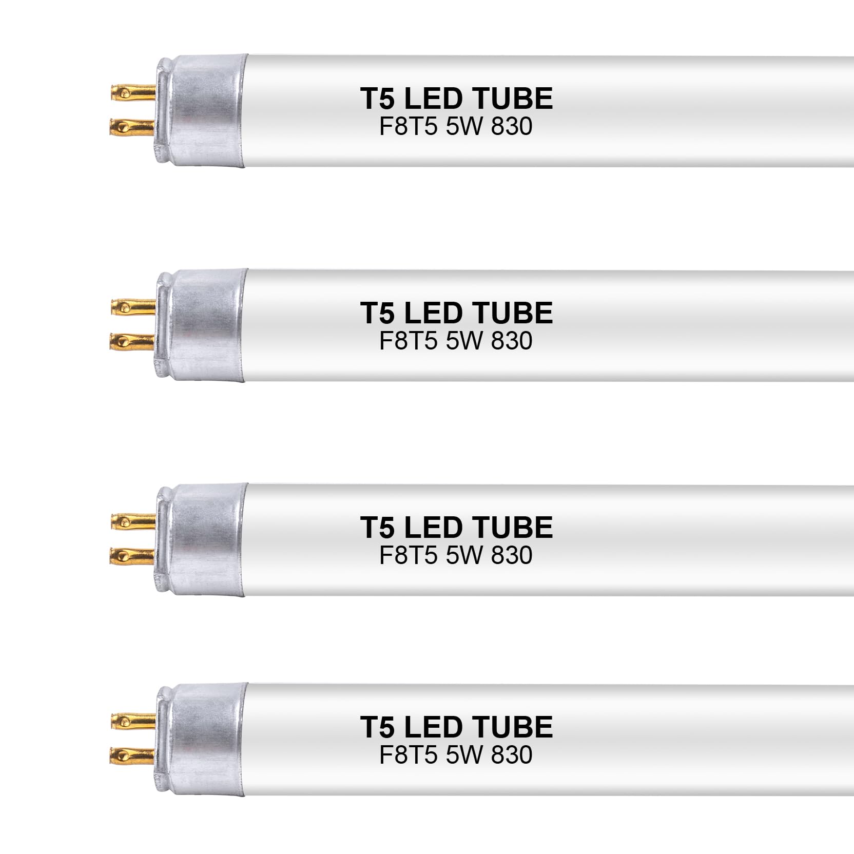 Photo 1 of Wesome Lighting 12 Inch F8T5/WW LED Replacement Bulbs, 3000K Warm White, T5 LED 5 Watts Replace Fluorescent Bulb with LED, Replacement Tube for Counter and Cabinet Fixture, 4 Pack