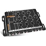 PRV AUDIO Crossover Car Audio EX4.6 PRO 4 Way or 3 Way Electronic Crossover 9 Volts, 4 in 6 Out RCA Channels Car Sound Proces