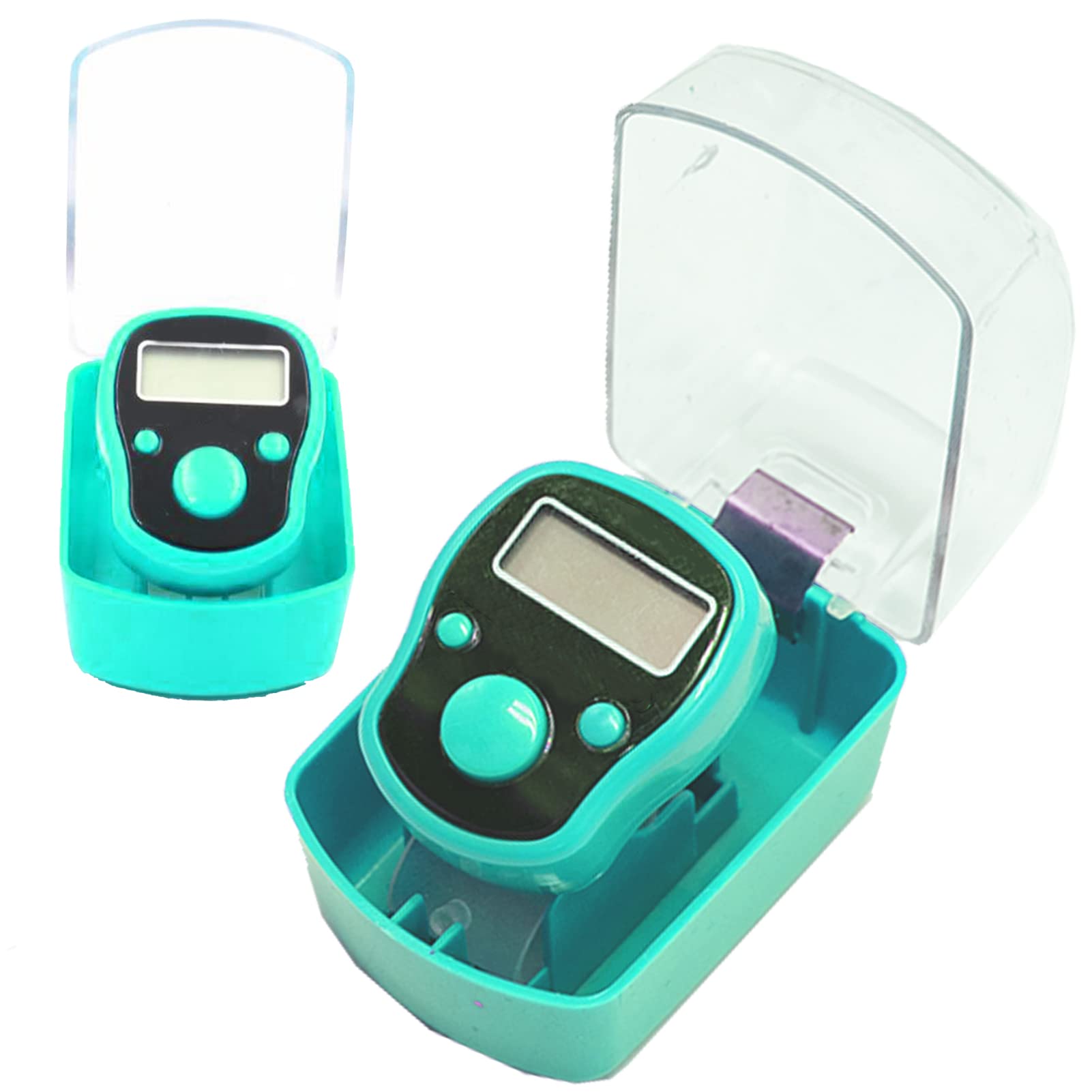 Green Knit Counter Knitting Crochet Stitch Marker Row Counter,Finger Digital Counter,Stitch counters for Crocheting,Finger Counter