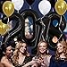 Black 21st Birthday Decorations – Large, Pack of 29 | 21st Birthday Balloons | 21 Birthday Decorations | 21 Black Balloons | 21st Birthday Black | 21 Birthday Party Supplies Kit for 21 Year Old
