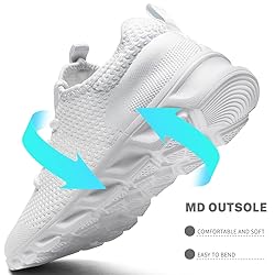 YOSFDC Men's Running Shoes Slip On Walking