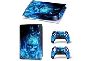 TAIFOND Vinyl Skin Sticker Decal Cover for PS5 Digital Edition, Blue Grimace PS5 Console and Controllers Skin