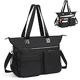 Laptop Bag for Women, 15.6 inch Laptop Tote Bag, Large Capacity Teacher Tote, Lightweight Work Bags for Women with Multi Pockets, Business Office Work Handbag