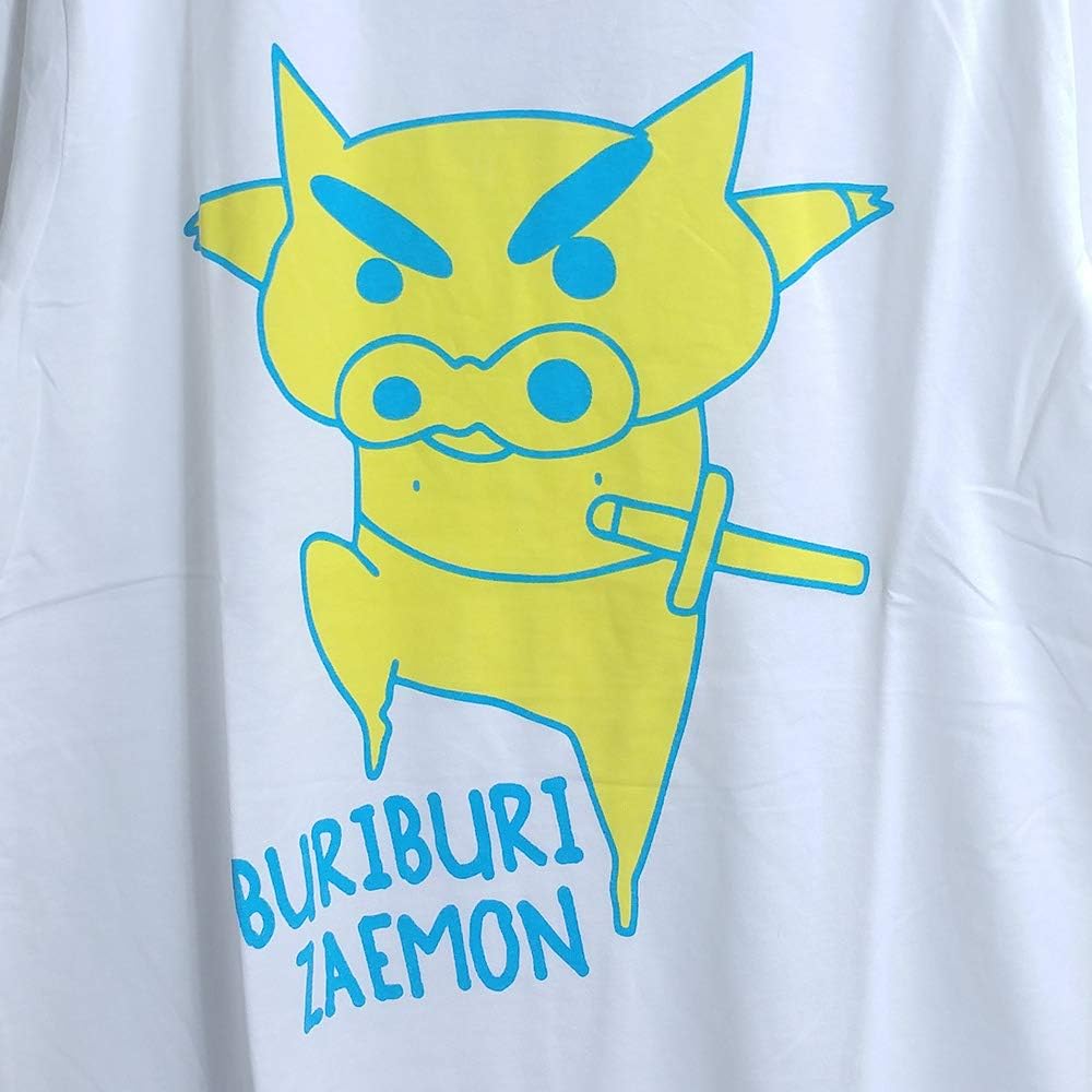 Amazon クレヨンしんちゃん Tシャツ L ぶりぶりざえもん 双葉社 キャラ グッズ ホワイト 58 Tシャツ カットソー 通販