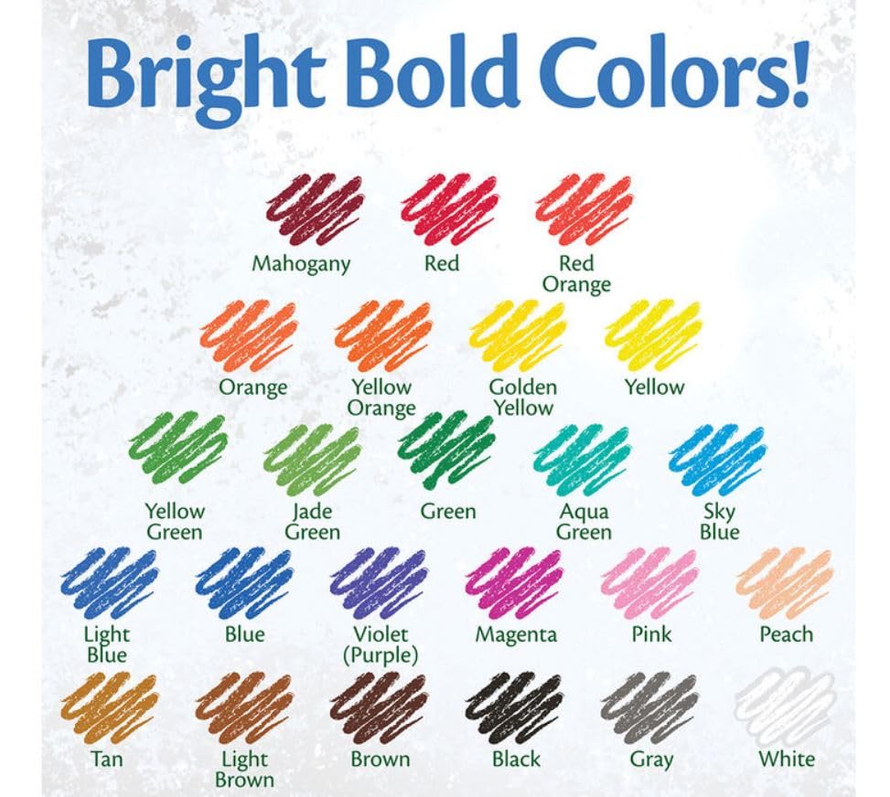 Crayola Colored Pencils 24 Pack, Colors Of The World, Skin Tone Colored