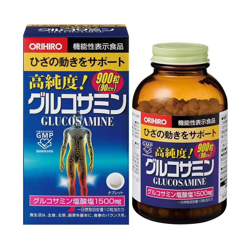 ◆【機能性表示食品】オリヒロ 高純度 グルコサミン粒徳用 900粒【2個セット】商品画像