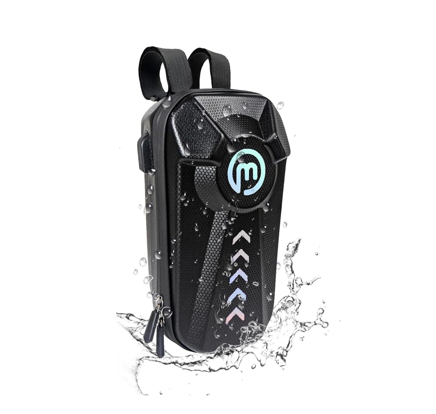 Mezelon Bag for E Scooter Waterproof Bag for Electric Scooter Handlebar Bag Waterproof EVA Hard Shell Material Waterproof