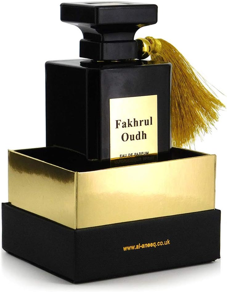 AL ANEEQ Fakhrul Oudh - Oud for Men - Wood Scent Spray Arabic Oud Perfume for Men Fragrance (100ml Eau de Parfum) - Image 3