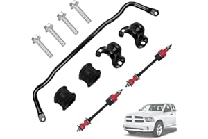 BOPOWO 55398938AC Front Suspension Stabilizer Bar And K80894 Sway Bar Links Front Sway with PU Bushing Compatible with 2009-2010 Dodge Ram 1500, 2019-2022 Ram Classic 1500 4WD, 2011-2018 Ram 1500