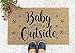 Baby Its Cold Outside Doormat - Hello Welcome Mat - Custom Doormat - Cute Doormat - Christmas Gift - Winter Doormat - Holiday Doormat