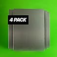 4 Pack 20 Gauge Steel Sheet Metal .032 x 6 x12. Sand deburred Outside Edge. Great for Craft, Home, auto and Like Projects. Easily Bendable and can be Welded. This is a Soft Tempered Steel