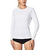 IUGA Rash Guard for Women UPF 50+ SPF UV Protection Long Sleeve Workout Tops with Pockets Dry Fit Hiking Swim Shirt