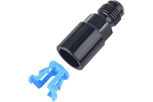 EVIL ENERGY 6AN Male to 3/8" SAE Quick-Disconnect Female Push-On EFI Fuel Rail Fitting