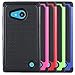 Microsoft Nokia Lumia 730 / 735 Case - Armatus Gear (TM) Slim Defender Hex Grid Hybrid Armor Case Impact Resistant Protector Cover For Nokia Lumia 730 / Lumia 735 - Pink/Black