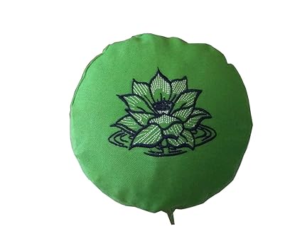Buckwheat Yoga Bolster, Green Embroidered: Amazon.es ...