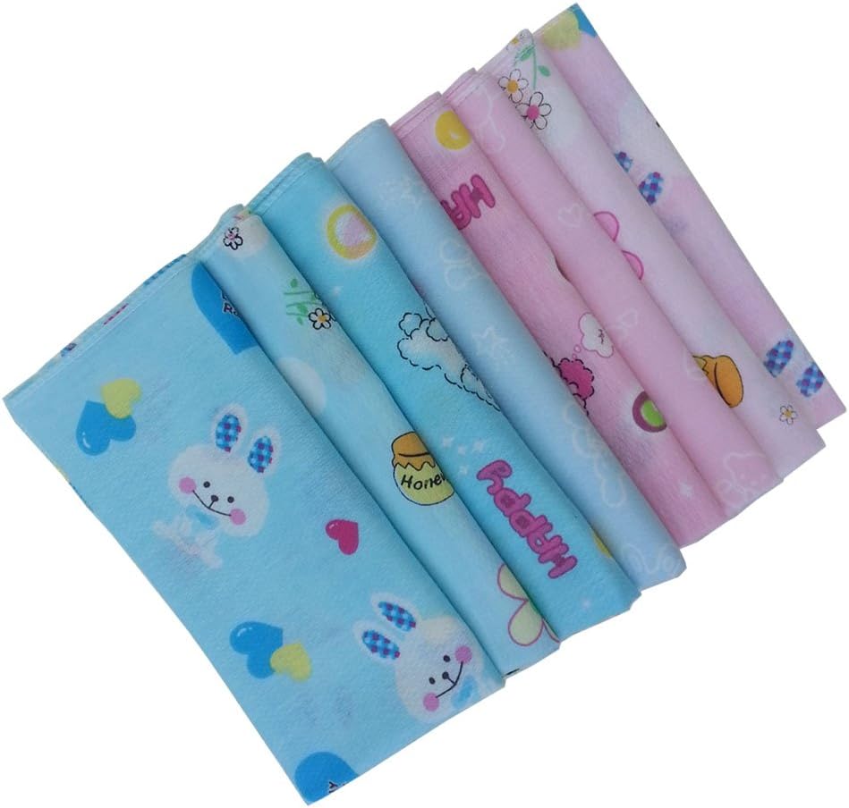 16pcs 100% Cotton Handkerchief Gauze Muslin Square