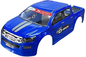 TTETTZ RC Car Bodies, Body Covers 1:10 Scale, Easy Assembly, Spare Parts, Accessories, Blue