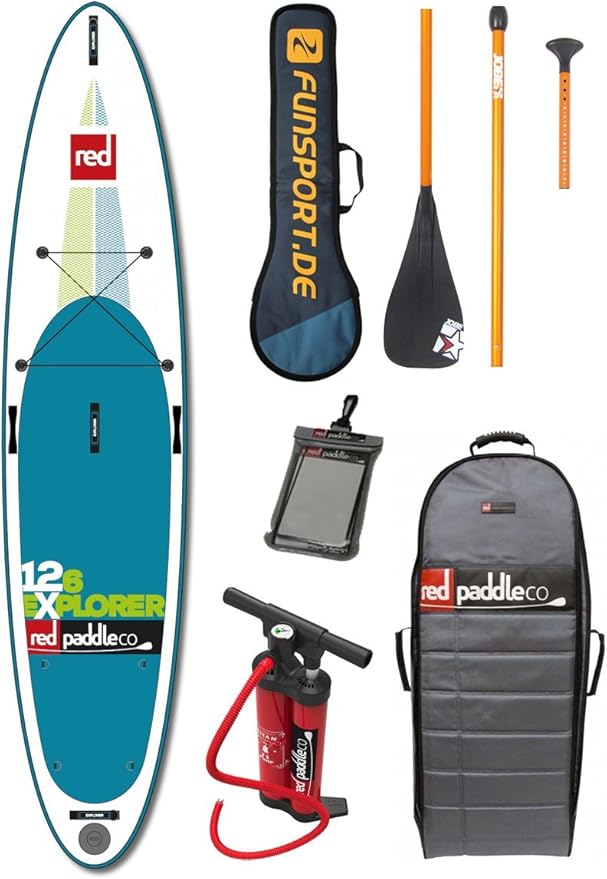 Red Paddle Explorer 12'6" iSUP Set 2016 Stand Up Paddle Board inkl