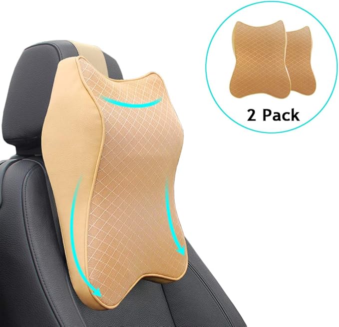 Car Seat Headrest Neck Rest Cushion Ergonomic Car Neck