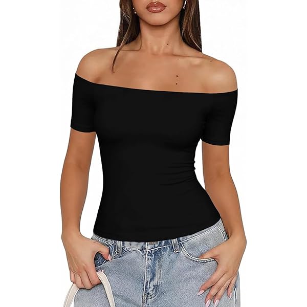Trendy Queen Summer Off The Shoulder Tops for Women Going Out