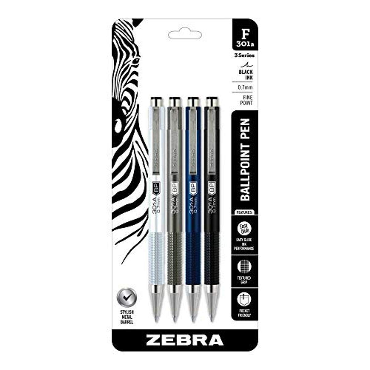 Mua Zebra Pen F301A Retractable Ballpoint Pen, Premium Metal Barrel in
