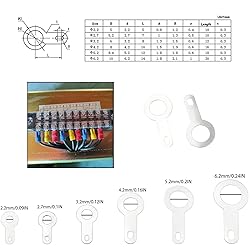 Soldering Lug DGZZI 120PCS M2.2 M2.7 M3.2 M4.2 M5.2