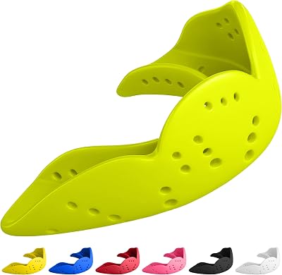 SISU Aero Neon Flash Ultra Slim Mouth Guard Medium 5'6' tall
