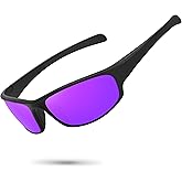 Ofwin Sports Polarized Sunglasses for Men Women Wrap Around Sun Glasses Fishing Cycling Driving Running UV Protection