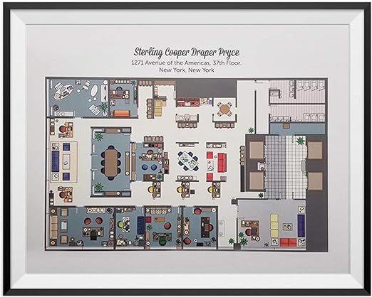 Amazon Com My Party Shirt Sterling Cooper Draper Pryce Floor Plan