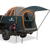 Umbrauto Truck Bed Tent with Awning: 5.5-5.8FT PU3000mm Waterproof Tailgate Pickup Truck Tents, Easy Set-up for 2 Person, Fits Full Size Short Bed, Chevy, Dodge, Ford, GMC, Green
