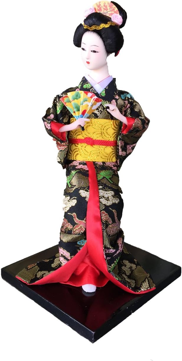 12" Japanese Geisha Oriental Doll Zs1021-12a