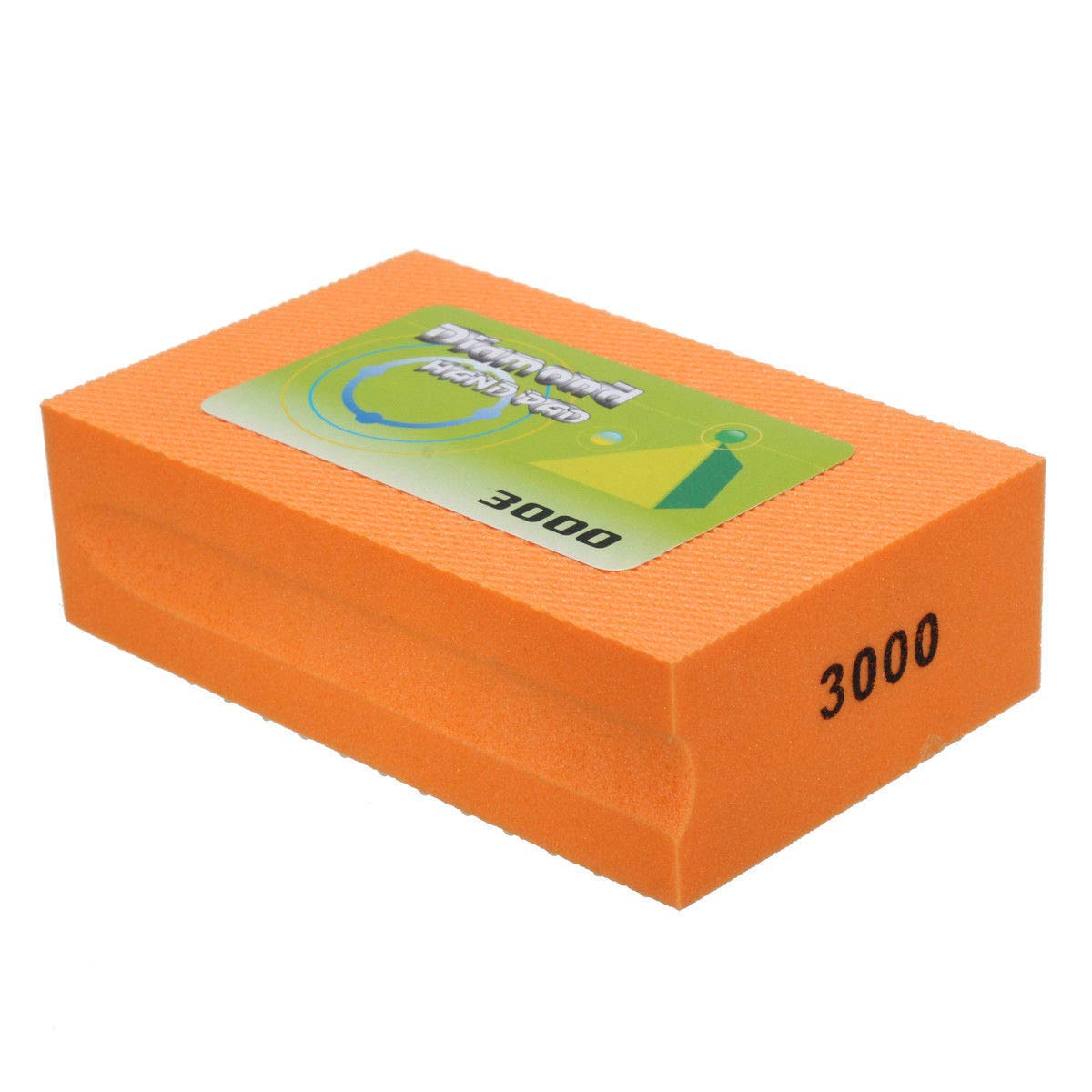 Diamond Hand Pads BE-TOOL 3000 Grits Foam Grinding Diamond Hand Sanding Pads Electroplated Diamond Hand Polishing Pads for Stone Glass Ceramic Marble Granite