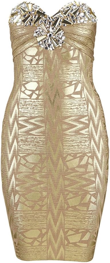 gold bandage dress uk