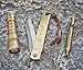 ReyLight Pineapple V3 Solid Brass AA/14500 Custom EDC Flashlight with Nichia 219C 4000K High CRI LED 470 lumens (Brass)