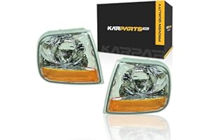 For Ford F-150 Signal Corner Light 2001 2002 2003 Pair Driver and Passenger Side Replaces FO2520170 + FO2521170