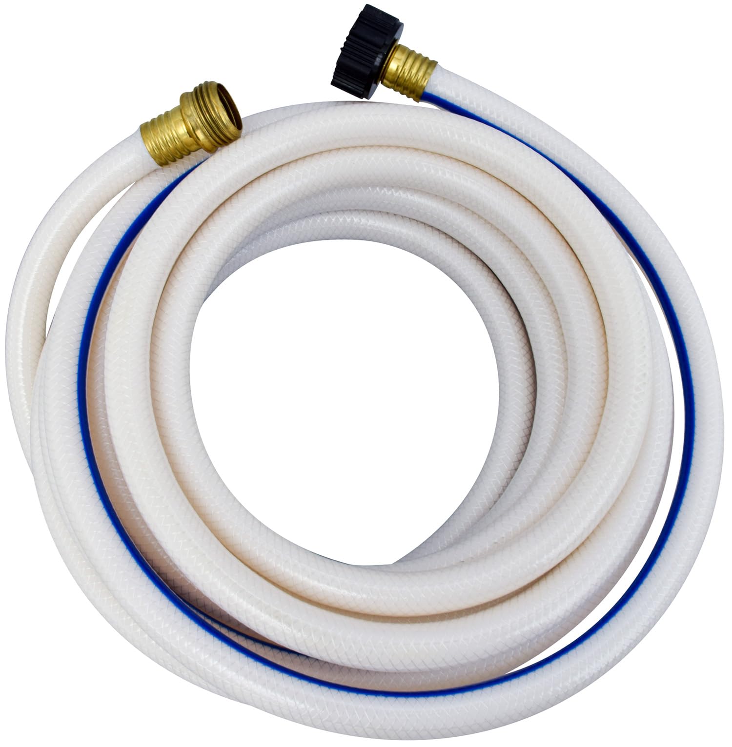 Photo 1 of Valterra AquaFresh High Pressure Drinking Water Hose, Water Hose Hookup for RV - 1/2" x 25', White