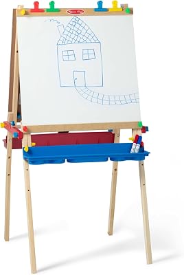 Melissa & Doug - Ensemble D'Art Chevalet - Jouet En Bois - Activité Manuelle Enfant - Loisir Créatif - Jouet D'Activité, De Développement Et Apprentissage - Cadeau Enfant 3 Ans Et + -