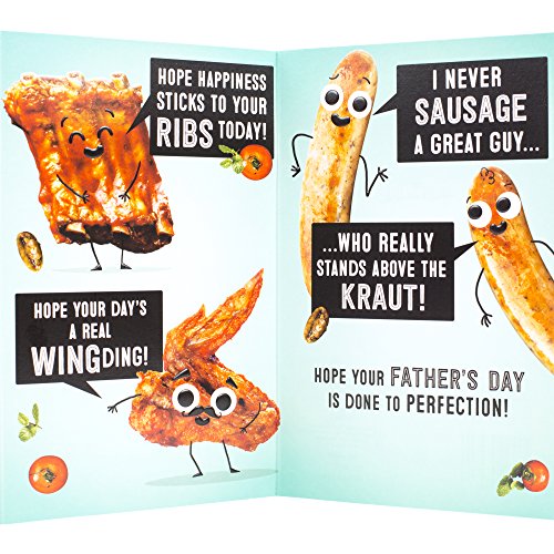 Hallmark Funny Father's Day Card (BBQ Grill Meat Jokes) Pricepulse