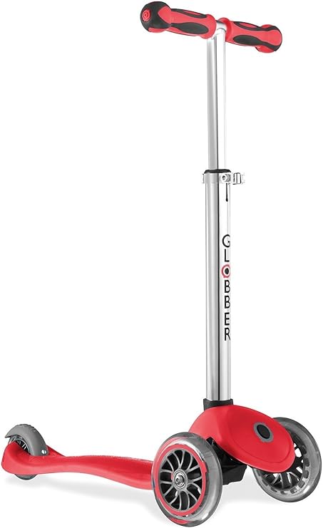 red childrens scooter