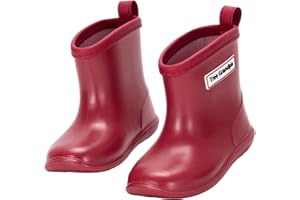 NQTOER Toddler Kids Rain Boots for Boys Girls Easy-on Lightweight Waterproof Rainboots Baby