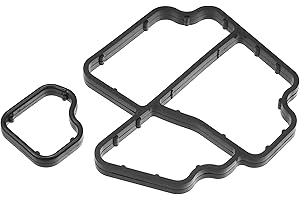 Hihaha No.03L198441 Oil Cooler Gasket for Volkswagen Jetta 2009-2016 / Inner Engine Oil Filter Adapter Gasket/Durable Rubber 