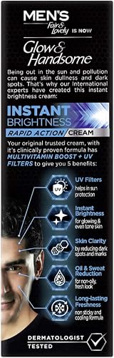 Fair & Lovely Glow & Handsome Instant Brightness Cream 25g for Men view 5